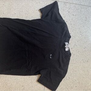 Comme des Garcons Black Tee with Heart Patch